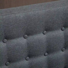 Load image into Gallery viewer, HOMCOM Armless Double Sofa Loveseat - Tufted Linen Upholstery Couch with Wooden Legs for Living Room - 28.75 x 43.25 x 36.5 inches