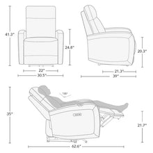 Load image into Gallery viewer, Lena Zero Wall Hugger Electric Recliner