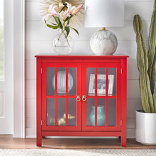 Load image into Gallery viewer, Portland 2 - Door Glass Cabinet by Simple Living