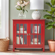 Load image into Gallery viewer, Portland 2 - Door Glass Cabinet by Simple Living