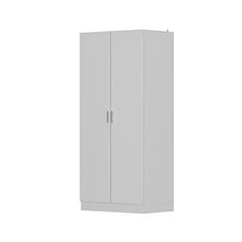 Load image into Gallery viewer, 5-Shelf Wardrobe Cabinet with Double Doors, Home Storage Organizer