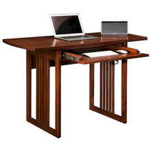 Load image into Gallery viewer, Leick Home Mission Style Writing and Computer Desk