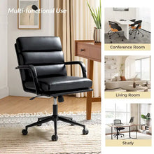 Load image into Gallery viewer, Joseph Contemporary Faux Leather Task Chair with Tilt Lock and Center Tilt by HULALA HOME