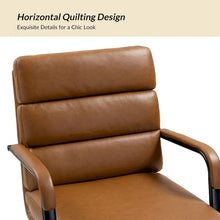 Load image into Gallery viewer, Joseph Contemporary Faux Leather Task Chair with Tilt Lock and Center Tilt by HULALA HOME