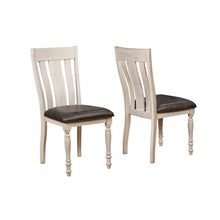 Load image into Gallery viewer, Roundhill Furniture 5-Piece Dining Set: Round Weathered Oak Table with 4 Chairs