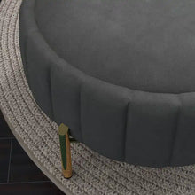 Load image into Gallery viewer, SEYNAR Modern Velvet Tufted Swivel Club Chair and Ottoman Set