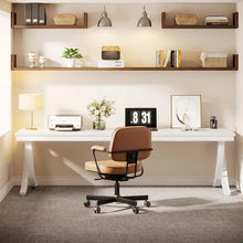 Load image into Gallery viewer, 78.74 - Inch Extra Long Double Computer Desk with Stylish Metal Legs for Home Office