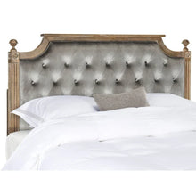 Load image into Gallery viewer, SAFAVIEH Desiderata Rustic Wood Upholstered Headboard