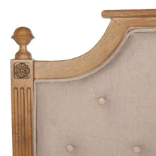 Load image into Gallery viewer, SAFAVIEH Desiderata Rustic Wood Upholstered Headboard