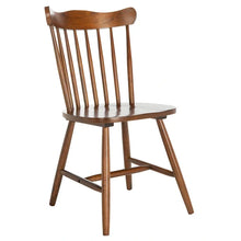 Load image into Gallery viewer, Set of 2 SAFAVIEH Margretta Spindleback Windsor Dining Chairs - Dimensions: 17" W x 19" L x 34" H