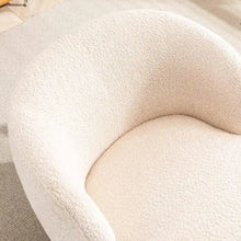 Load image into Gallery viewer, Modern Swivel Barrel Chair with 360 - Degree Rotation - Single Fabric Accent Chair