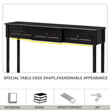 Load image into Gallery viewer, Entryway Console Table with Drawers - Stylish Sofa Table