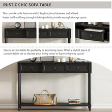 Load image into Gallery viewer, Entryway Console Table with Drawers - Stylish Sofa Table
