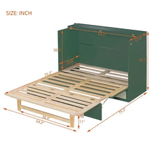 Load image into Gallery viewer, Nestfair Full - Size Murphy Bed with Spacious Drawers
