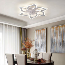 Load image into Gallery viewer, Garwarm Dimmable Ceiling Fan with Light and Remote Control, 27" Small Flush Mounted Ceiling Fan
