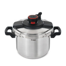 Load image into Gallery viewer, T - Fal Clipso Stainless Steel Pressure Cooker Cookware - 6.3 qt - Silver