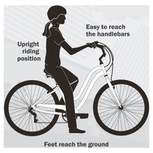Load image into Gallery viewer, Huffy 26" Nel Lusso Cruiser Bike, Fits Riders 5'0"+, Light Blue, Adult, Women'S