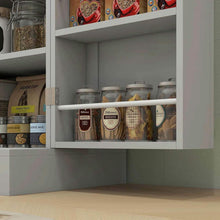 Load image into Gallery viewer, Spaco 17-Tier Kitchen Small Pantry Cabinet with 2 Doors and 6 Adjustable Shelves, Cabinet Pantry, Freestanding 5-Tier Shelving Pantries