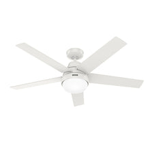 Load image into Gallery viewer, Hunter 51336 Aerodyne Fresh White LED 52" Ceiling Fan