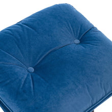 Load image into Gallery viewer, Velvet Swivel Accent Chair with Ottoman, Modern Chaise Lounge Chair with Metal Frame and Footstool, Comfy Armchair Reading Chair