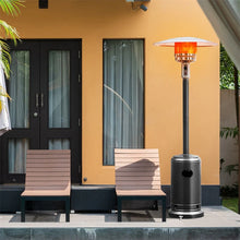 Load image into Gallery viewer, 50,000 BTU Propane Patio Heater, Standing Stainless Steel Outdoor Heater with Wheels, Triple Protection, CSA Certified for Deck &amp; Commercial