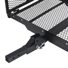 Load image into Gallery viewer, HECASA Hitch Mounted Cargo Carrier Mobility Scooter and Wheelchair Carrier Rack with Loading Ramp Luggage Basket Disability Medical Lift Rack