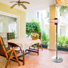 Load image into Gallery viewer, R.W.FLAME Infrared Patio Heater, Standing Indoor/Outdoor Garage Heater, Dust &amp; Waterproof, 600w/900w/1500w