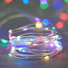 Load image into Gallery viewer, Mainstays Battery - Operated Indoor 50 - Count LED Multi - Color Wire Lights, with 8 Lighting Modes