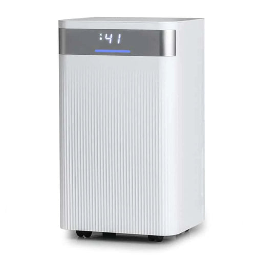 32 Pints 2000 Sq.ft Basement Dehumidifier with Drain Hose, 24H Timer & 3 - Color Indicator, Quiet Portable Dehumidifier for Home, Bedroom, Bathroom