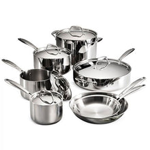 Load image into Gallery viewer, Tramontina Stainless Steel 12pc Cookware Set