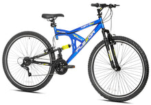Load image into Gallery viewer, 29" Kent Flexor Dual Suspension Mountain Bike, Adult Ages 14+, Blue