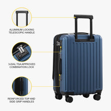 Load image into Gallery viewer, LEVEL8 Grace EXT 20 Carry On Luggage With Wheels