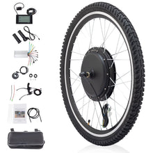 Load image into Gallery viewer, Ktaxon 48V 1000W Electric Bicycle Motor Kit, 26" Front Wheel E - Bike Conversion Kit W/ LCD Display (without Battery)