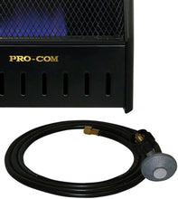 Load image into Gallery viewer, ML100TBAHR Ventless Propane Gas Blue Flame Space Heater with Thermostat Control