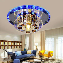 Load image into Gallery viewer, Crystal Chandelier LED Lamp House of Hampton, Home Lighting Fixture