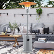 Load image into Gallery viewer, 50,000 BTU Propane Outdoor Heater, Round Patio Heater with Stainless Steel Burner, Tip - Over, Flame - Out Protection, Wheels, CSA Certificated