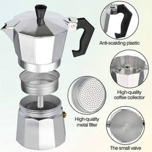 Load image into Gallery viewer, Sorelle Home &amp; Kitchen | Stovetop Espresso and Coffee Maker | Moka Pot for Classic Italian and Cuban Caf�� Brewing | Cafetera (6 Cup)