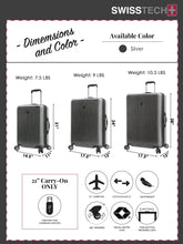 Load image into Gallery viewer, Swiss Tech Excursion 29" Hard Side Rolling Upright Luggage - Charcoal