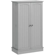 Load image into Gallery viewer, Spaco 17-Tier Kitchen Small Pantry Cabinet with 2 Doors and 6 Adjustable Shelves, Cabinet Pantry, Freestanding 5-Tier Shelving Pantries