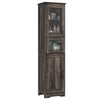 Bathroom Cabinet, Tall Storage Cabinet with Doors and Adjustable Shelf, Freestanding Floor Pantry Cabinet