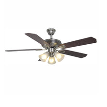 Load image into Gallery viewer, Hampton Bay Glendale 52 in. LED Indoor Brushed Nickel Ceiling Fan with Light Kit