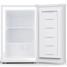 Load image into Gallery viewer, KNDKO 3.2cu.ft Upright Freezer, Compact Freezer with Removable Shelves, Adjustable Thermostat for Home/Kitchen/Office, SILVER