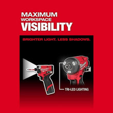 Load image into Gallery viewer, M12 FUEL 12V Lithium - Ion Cordless 3/8 In. Ratchet and 1/4 In. Impact Driver Kit (2 - Tool) W/Batteries, Charger &amp; Bag