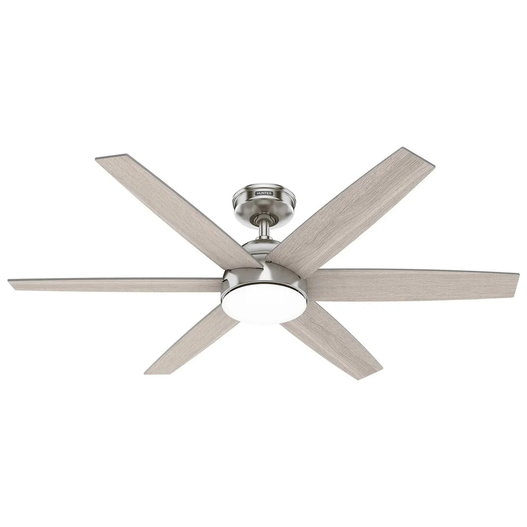 Hunter Anza 52 LED Ceiling Fan, Brushed Nickel