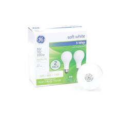 Load image into Gallery viewer, GE Classic 70 - Watt Dimmable 3 - Way Bulb A21 Light Fixture Incandescent Light Bulb - 2 ct 32299