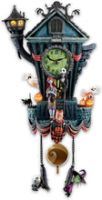 Load image into Gallery viewer, The Bradford Exchange the Nightmare Before Christmas Cuckoo Clock, 21 in, Musical, Light - up, Limited Edition