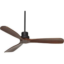Load image into Gallery viewer, 52" Casa Vieja Delta - Wing DC Industrial Indoor Outdoor Ceiling Fan with Remote Control Matte Black Dark Walnut Damp Rated for Patio Exterior House
