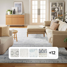 Load image into Gallery viewer, Member's Mark Everwash Washable Accent Rug, 24'x 43' - Gray